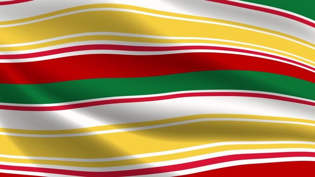 Mexican Fiesta Textile Fabric Background Motion Graphic