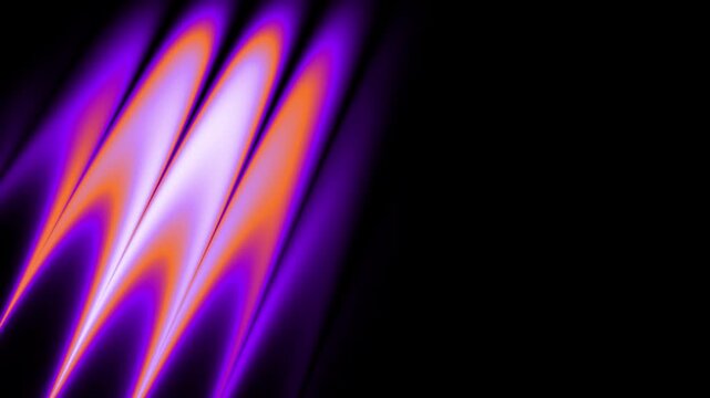 Purple Neon Energy Waves Background Loop