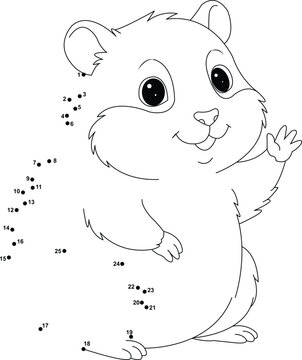 kids dot to dot puzzel coloring page