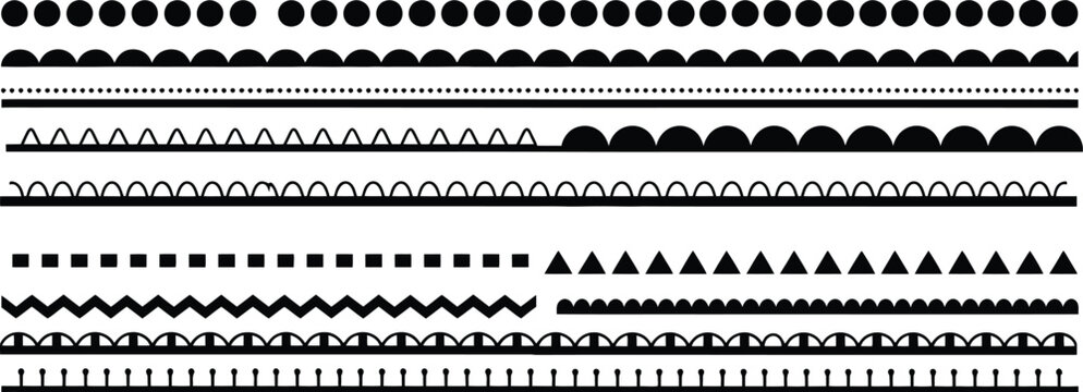 Seamless vintage pattern design featuring black and white piano keys as a decorative floral ornament element with an ornate lace border and ribbon style texture in a vector illustration set