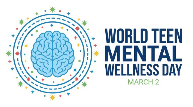 World teen mental wellness day awareness brain health