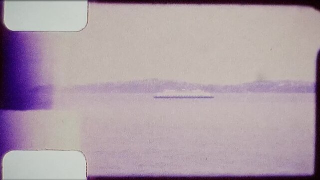Seattle Washington Ferry Ride Bay Vintage 1960s 8mm Home