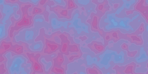 Fototapeta premium Abstract Topographic Contour Map Pattern in Purple and Blue Pastel Gradient Organic Texture.