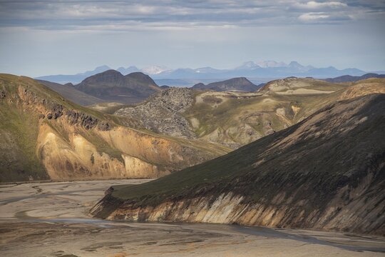 Rhyolite Mountains, Landmannalaugar, Fjallabak, Icelandic Highlands, Iceland