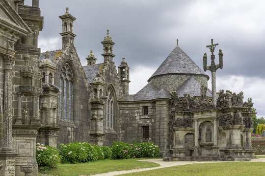 Calvary of the Church of Guimiliau, D&eacute;partement Finist&egrave;re, France