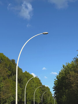 Peitschenleuchten zur Stra&szlig;enbeleuchtung
