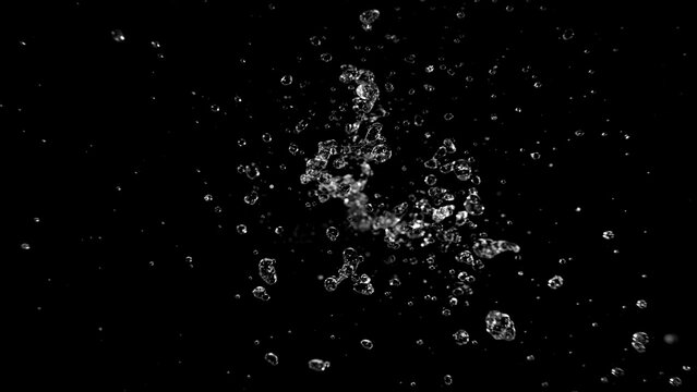 Freeze Motion of Splashing Water