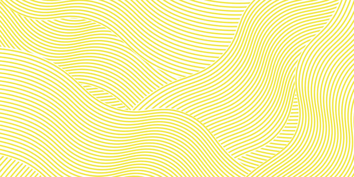 Pasta background, spaghetti abstract geometric pattern. Macaroni yellow poster. Wavy abstract pattern.vector eps1