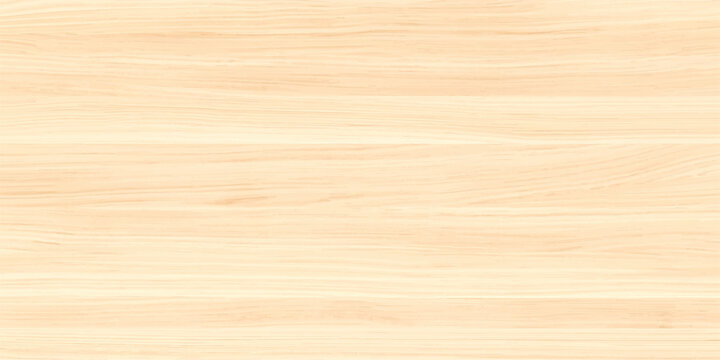Light natural wood grain texture background with smooth beige horizontal timber paneling, seamless wooden surface backdrop for interior design, architecture projects, modern product display mockups.