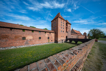 Malbork Castle, on the banks of the Nogat River. Malbork, Poland © Tomasz Warszewski