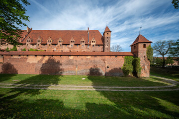 Malbork Castle, on the banks of the Nogat River. Malbork, Poland © Tomasz Warszewski