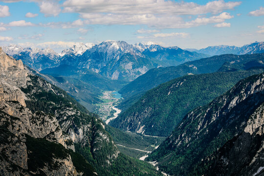 Blick auf den Monte Cristallo von der Auronzoh&uuml;tte