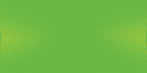 Dots halftone green color pattern gradient texture with technology digital background. Dots pop art comics with nature graphic design © al