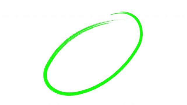 Hand-drawn green marker annotations set: arrows, cross, and circle for editing