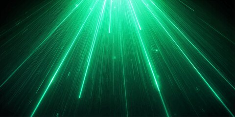 Abstract blue background with bright rays of light and glowing stars creates a magic space illustration of a shining laser burst or disco party explosion © md bahar