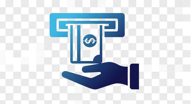 Hand holding a bank card being withdrawn from automated teller machine