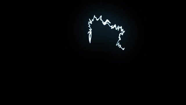 Cinematic plasma lightning explosion on dark screen background, glowing electric thunder arcs and radiant sparks generating abstract futuristic storm visual effects 4k video