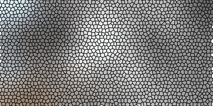 Abstract mosaic pattern with irregular geometric shapes and gradient light image