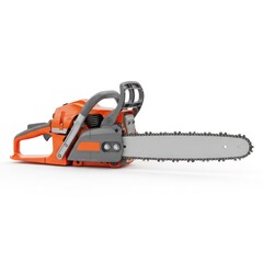 Naklejka premium Powerful, portable gas-powered cutting tool