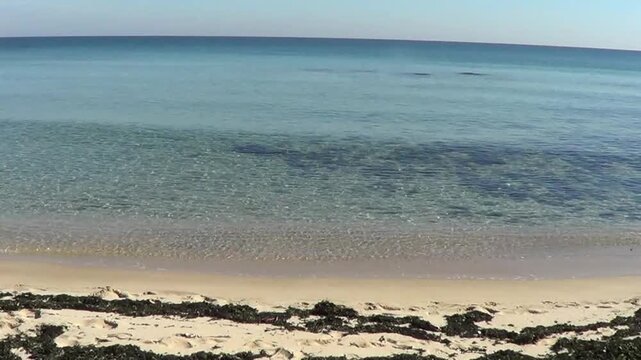 Calm sea, recorded in Saints Constantine and Helena resort in Bulgaria on Black sea.