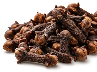 Obraz premium Cloves: Dark, aromatic spices in a pile.