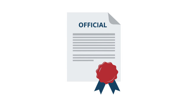 Official Document with Seal.