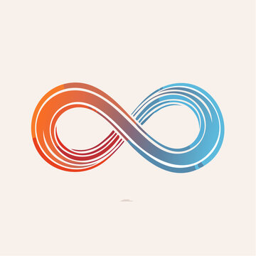 Infinity Symbol with Gradient Colors