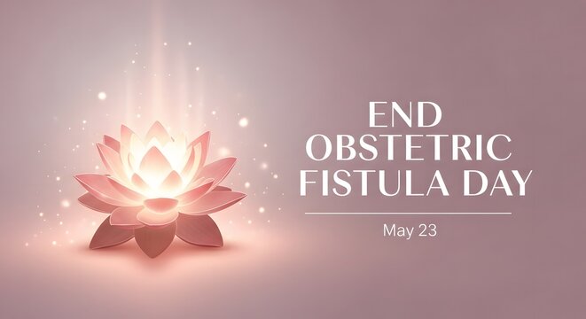 End obstetric fistula day awareness illustration