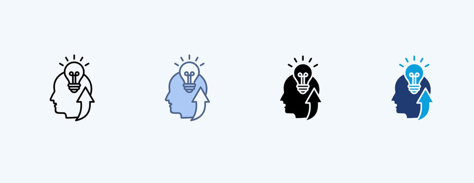 Skill Development Multiple Icon Illustration Vector
