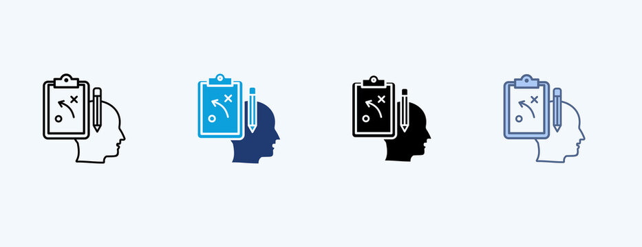 Lean Thinking Multiple Icon Illustration Vector