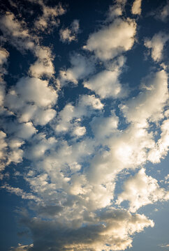blue sky with clouds
