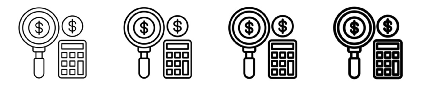 Document Files Icon Set Different Style Collection