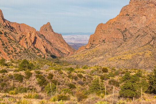 The Window Formation at The Chisos Basin, Big Bend National Park, Texas, USA