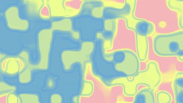 Abstract colorful pattern in blue, yellow, and pink ideal for backgrounds, posters, and design projects needing a vibrant touch.