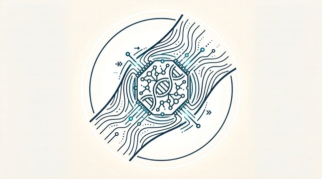 Futuristic biohacking chip implant icon for human body technology integration.