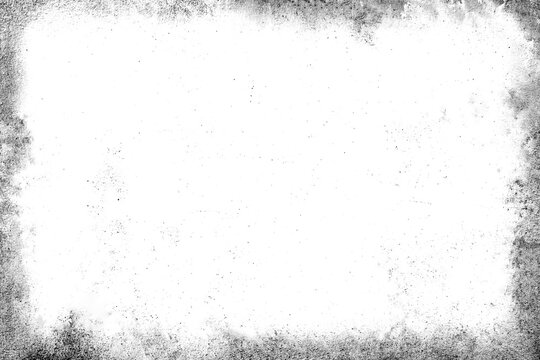 Grunge frame - black and white color creative background with space for your design