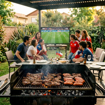 asado selecci&oacute;n chilena