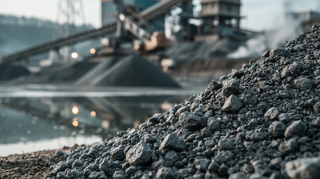 The Mine's Bounty: A striking image of raw materials extracted from the earth, evoking the essence of industrial power and the resourcefulness of the sector. 