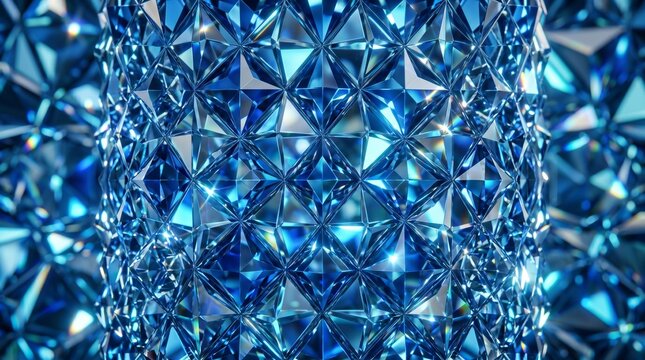 A background texture resembling sparkling blue jewels, glass, and ice.