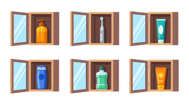 Bathroom cabinet organization ideas and visual guide for hygiene products