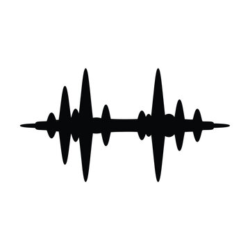 Sound Wave Audio Signal Pattern.