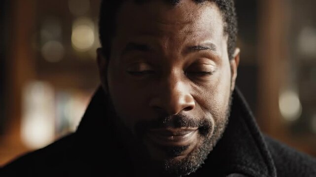 Close-up portrait of a man with a beard looking directly at the camera