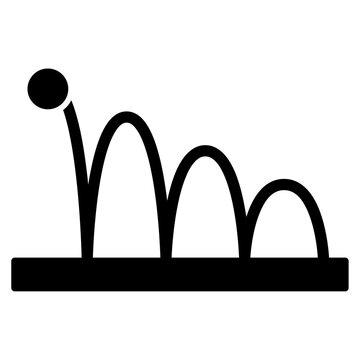 bouncing ball icon