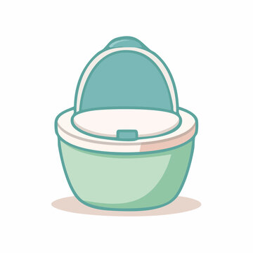 Baby Potty Training Seat Illustration