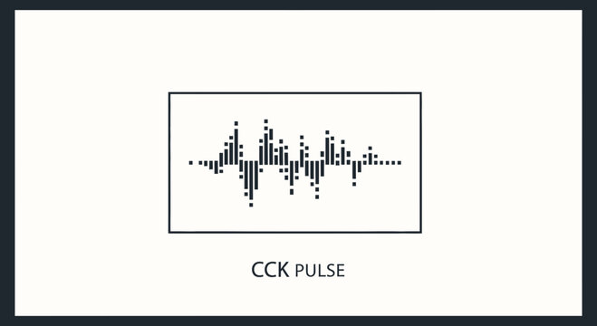 CCK Pulse Sound Waveform Graphic