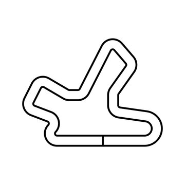 Circuit line icon vector illustration design. Editable stroke.
