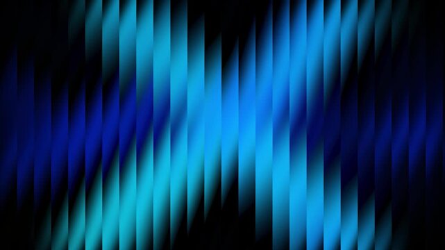 Abstract Blue Vertical Bars and Cross Motion Pattern Digital Futuristic VJ Loop Graphic for Background and Overlay