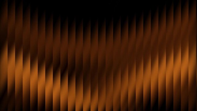 Wavy Vertical Orange Light Bars Abstract Digital Motion Graphic Animation Seamless Background Loop for Presentation and Media Production