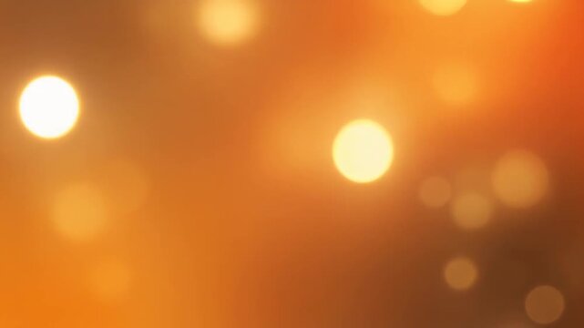 Luminous Warm Amber Orange Sky Heavily Diffused Cinematic Abstract Background Video Glow Loop