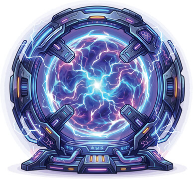 3d vector illustration of a blue sphere labyrinth world globe concept designed as a brain maze puzzle and circuit technology icon symbol representing a round planet earth ball logo